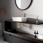 Bathroom Sink Stopper P-Trap Complete Set, Adjustable 1-1/4 Bottle Trap Sink Drain Kit Tube and Pop Up Drain Stopper Set with Overflow, Antique