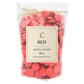KIDU Red Chocolate Melting Wafers 16 Ounces Bulk Perfect For Dipping, Deserts, Baking And More - 1 Pound