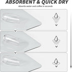 Coffee Mat - Absorbent Hide Stain Rubber Backed Dish Drying Mat for Kitchen Counter - Bar Mats for Countertops Accessories Fit Under Coffee Maker Espresso Machine