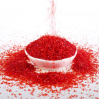 Kasvan Red Sanding Sugar Sprinkles - Edible Sugar Crystals, Baking Cake Decorations, Ice Cream Toppings cupcake Decorating, Wedding Party Chirstmas Supplies, 85g/3.2oz