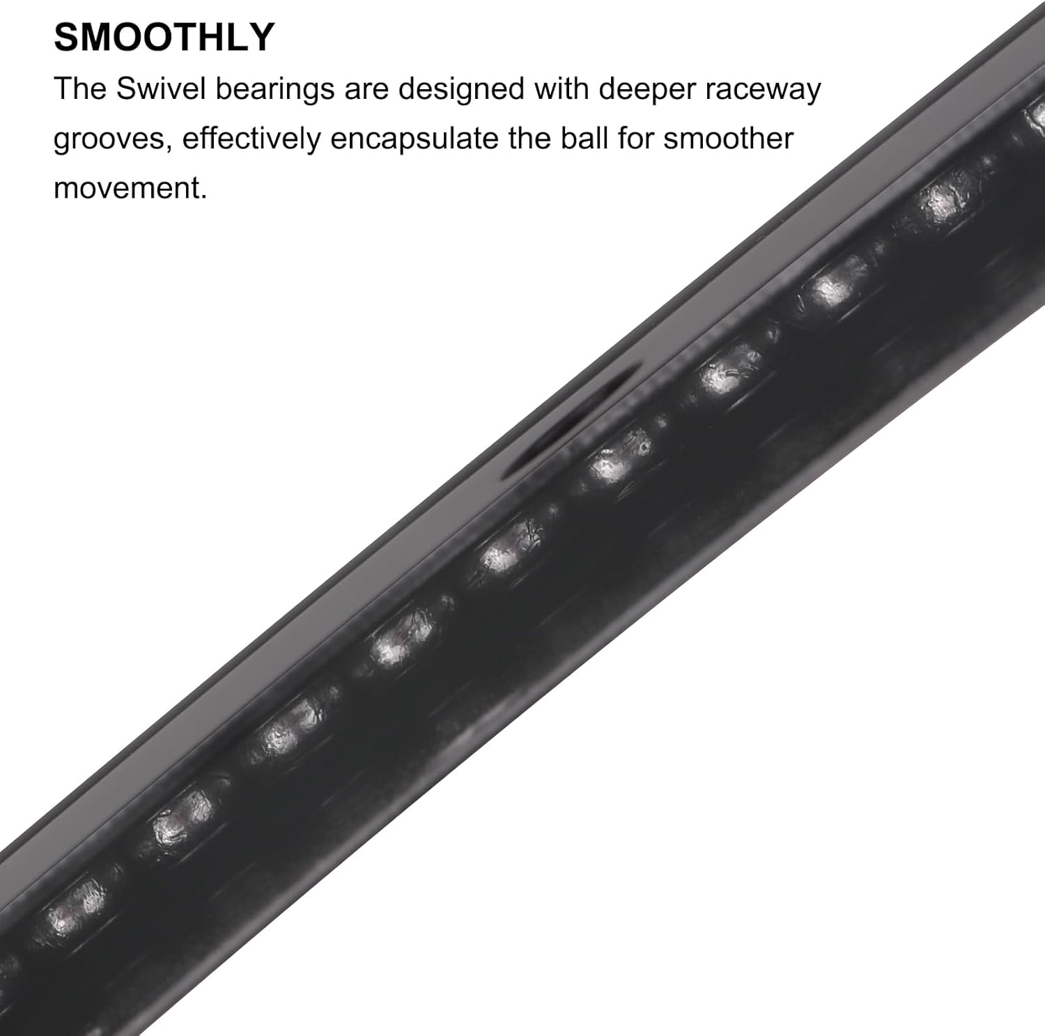 9" Round Lazy Susan Turntable Bearing Plate 5/16" Thick, Rotating Swivel Plate with 750 lb Load Capacity, Turntable Base for Table, Serving Tray, Kitchen