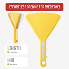 Li & Zhao Jar Opener Gripper for Weak Hands - Jar Lid Opener Grip Jar Opener Beer Bottle Opener Swing Away Can Opener Easy Twist Off Lid for Seniors with Arthritis Kitchen Gadgets(Orange)