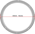 18 Inchs Heavy Duty Lazy Susan Aluminum Hardware Metal Rotating Turntable Bearings Swivel Plate Hardware for Dining-Table and Workbench …