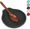 1 Pack Spoon Rest for Stove Top Silicone, 6.1" Large Stove Spoon Holder for Spatula, Tongs or Spoon, Kitchen Counter Decor