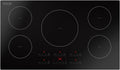 Empava 36 Inch Electric Induction Cooktop Built-in, 5 Zone Smooth Glass Surface, Touch Sensor Panel Power Boost, Timer Control, Child Lock Feature, Hardwired Kitchen Appliance