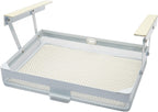 Everything Keeper - Organizer for Home, Kitchen, Bathroom, RV, Small Spaces - Storage Organizers - Compact Metal Basket - Under Cabinet Holder - Easy Install - Holds Strong - 13 x 10 x 2.5 in