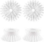 4 Pack Soap Dispensing Palm Brush Refills, Palm Brush Replacement Head, Palm Brush Refill Head, Palm Brush Refill for OXO Good Grips Soap Dispensing Palm Brush
