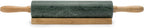 Fox Run Marble Rolling Pin and Base, Green 2.5 x 18 x 3 inches