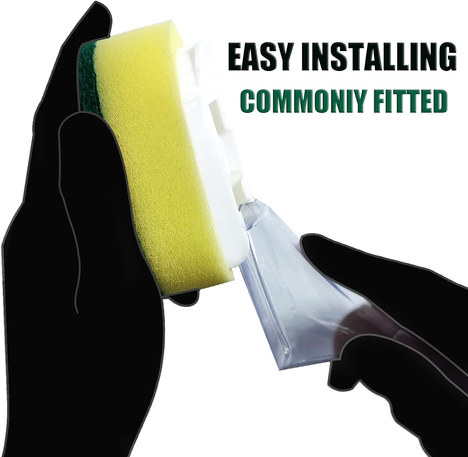 Dish Wand with 7Pack Replacement Dish Wand Sponges,Not Easy Leak Dishwand and Long Lasting Replacement Sponge Heads,Dish Brush Pads Kitchen Cleaning Sets