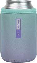 Sok It CanSok Sleeve for Beer & Soda Insulated Neoprene Cover (Mermaid Ombre, 12oz Can Sleeve)