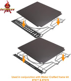 SafBbcue 7671 Crafted Glazed Baking Stone Pizza Stone for Weber Genesis E/S 335 435 E-325S EPX-335 EX-325s S-325S SA-E-325S 330 SE-E-325S SE-SX-335 SMART GRILL SP-E-325S SPX-435 SX-335