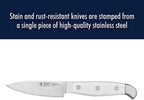 HENCKELS Statement Razor-Sharp 15-Piece White Handle Knife Set with Block, German Engineered Knife Informed by over 100 Years of Mastery
