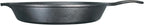 Lodge 15 Inch Cast Iron Pre-Seasoned Skillet – Signature Teardrop Handle - Use in the Oven, on the Stove, on the Grill, or Over a Campfire, Black