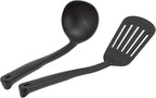Amazon Basics Hard Anodized Non-Stick 12-Piece Cookware Set, Black - Pots, Pans and Utensils