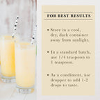 Cook's Pure Lemon Extract, Premium Quality, Cold Pressed Lemon, Sugar Free, Gluten Free, Allergen Free, 8 oz