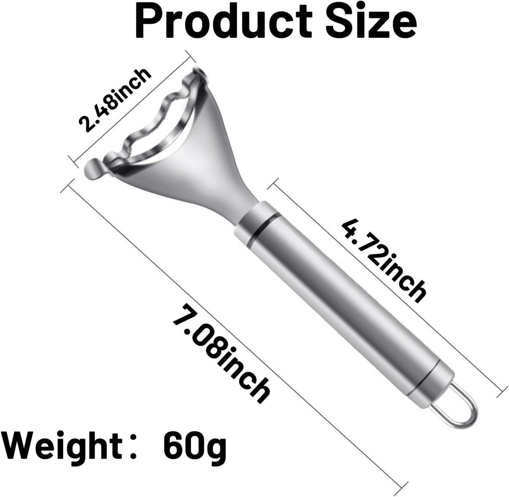 2PCS Corn Planer Cutter Thresher Peeler, Corn Thresher Cob Stripper Tool,Premium Stainless Steel Corn Thresher Cob Remover tool with Ergonomic Handle