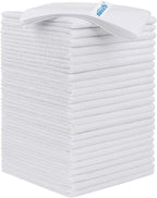 HOMEXCEL White Microfiber Cleaning Cloth, 24 Pack Cleaning Towels for Kitchen, Lint Free, Scratch-Free, Highly Absorbent, and Reusable Cleaning Rags for House, Window and Glass, Cars, 11.5 X11.5 inch