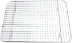 100% Stainless Steel Wire Cooling Rack Heavy Duty Roasting Rack for Baking Cooking Roasting Grilling