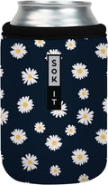 Sok It CanSok Sleeve for Beer & Soda Insulated Neoprene Cover (Daisy Chain, 12oz Can Sleeve)