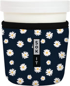 Sok It IceCreamSok Insulated Neoprene Cover (Daisy Chain, Tapered Ice Cream Pints)