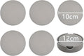 5-Piece Silicone Coasters Set with Holder - 3.9“ Non-Slip & Anti-Overflow Design for Hot/Cold Drinks | Thickened Kitchen & Living Room Decor, Housewarming Gifts for Men (Coffee, Beer, All Cup Types)
