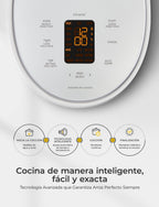 CUCKOO CR-0675FW 6-Cup (Uncooked) / 12-Cup (Cooked) Micom Rice Cooker with Nonstick Inner Pot, 13 Menu Modes, LCD Display, Fuzzy Logic Tech, Auto Clean (White)