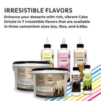 Pistachio-Flavored Cake Drizzle by Chefmaster, Edible Cake Drip Frosting for Decorating, Drip for Cakes, Cupcakes, Cookies, Donuts, 10 oz