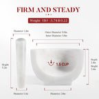 Koville Marble Mortar and Pestle Set, 5"-1.5 Cups Grinder Bowl for Guacamole, Salsa, Pill Crusher, Spice, Herb, Garlic, Nut, Heavy Duty Grinder for Kitchen(Namib Fantasy)
