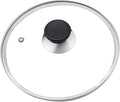 Glass Lid for Frying Pan 8 Inch Tempered Glass Pot Lid Cover with Stainless Steel Rim for 8 Inch Frying Pan Wok Pot Skillet