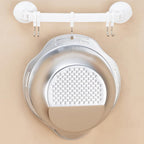 Rice Washer Strainer Bowl - 4-in-1 Washing Bowl for Quinoa, Stainless Steel Side Drainers Colander for Cleaning and Rinsing Fruits, Vegetables, and Beans - Versatile Kitchen Tool