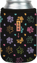 Sok It CanSok Sleeve for Beer & Soda Insulated Neoprene Cover (Furry Footprints, 12oz Can Sleeve)