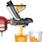 Masticating Juicer Attachment for KitchenAid Stand Mixer, Cold Pressed Juicer Machine, Slow Masticating Juicer Attachment with Dual Feed Chute and Pusher by FGREEBLE