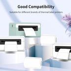 2x3 Inch White Thermal Labels, 200 Blank Stickers for Price, Barcode, Mailing, Name, DIY Custom Logo Design