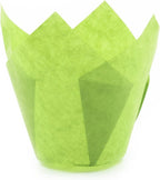 Green Mini Tulip Baking Cups, 250pcs