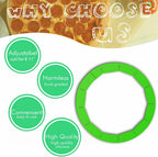 Adjustable Silicone Pie Crust Shields - Baking Protectors Cover Pie Edge, Fit 8-11.4 Inch Pies