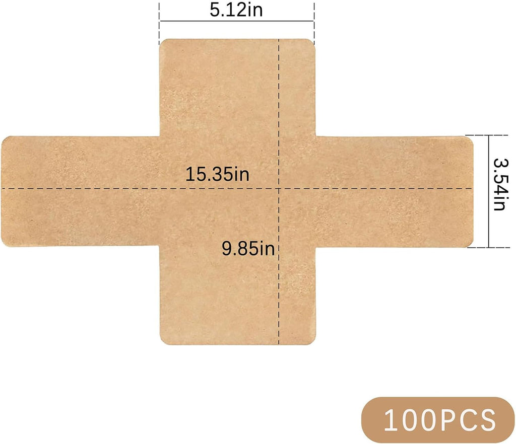 100 Pcs Loaf Pan Liners for Baking Bread 9x5 inches, Baking Paper, Non-Stick Greaseproof Paper, Bread Pan Parchment Paper for Baking Toast Bread, Cakes, Banana Bread