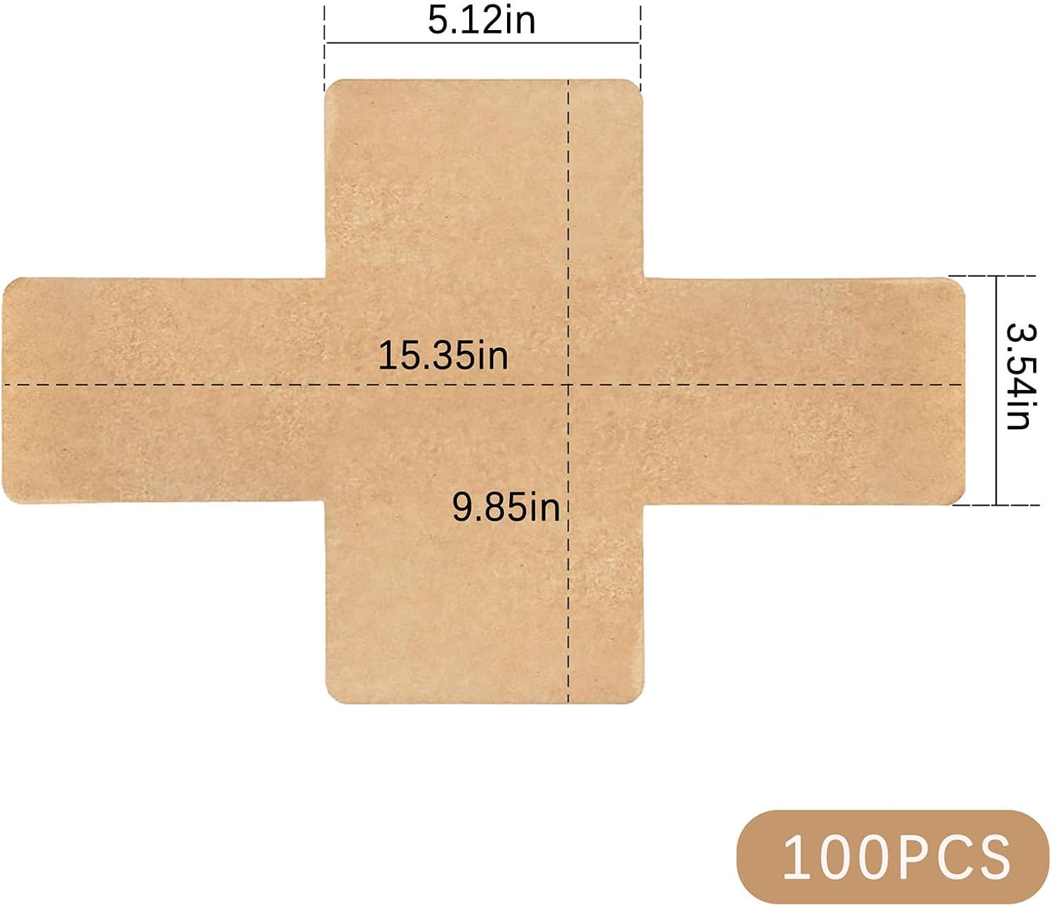 100 Pcs Loaf Pan Liners for Baking Bread 9x5 inches, Baking Paper, Non-Stick Greaseproof Paper, Bread Pan Parchment Paper for Baking Toast Bread, Cakes, Banana Bread