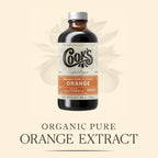 Cook's, Organic Orange Extract for Baking, Ice Cream, Cakes, Breads, 128 Ounces (1 Gallon)