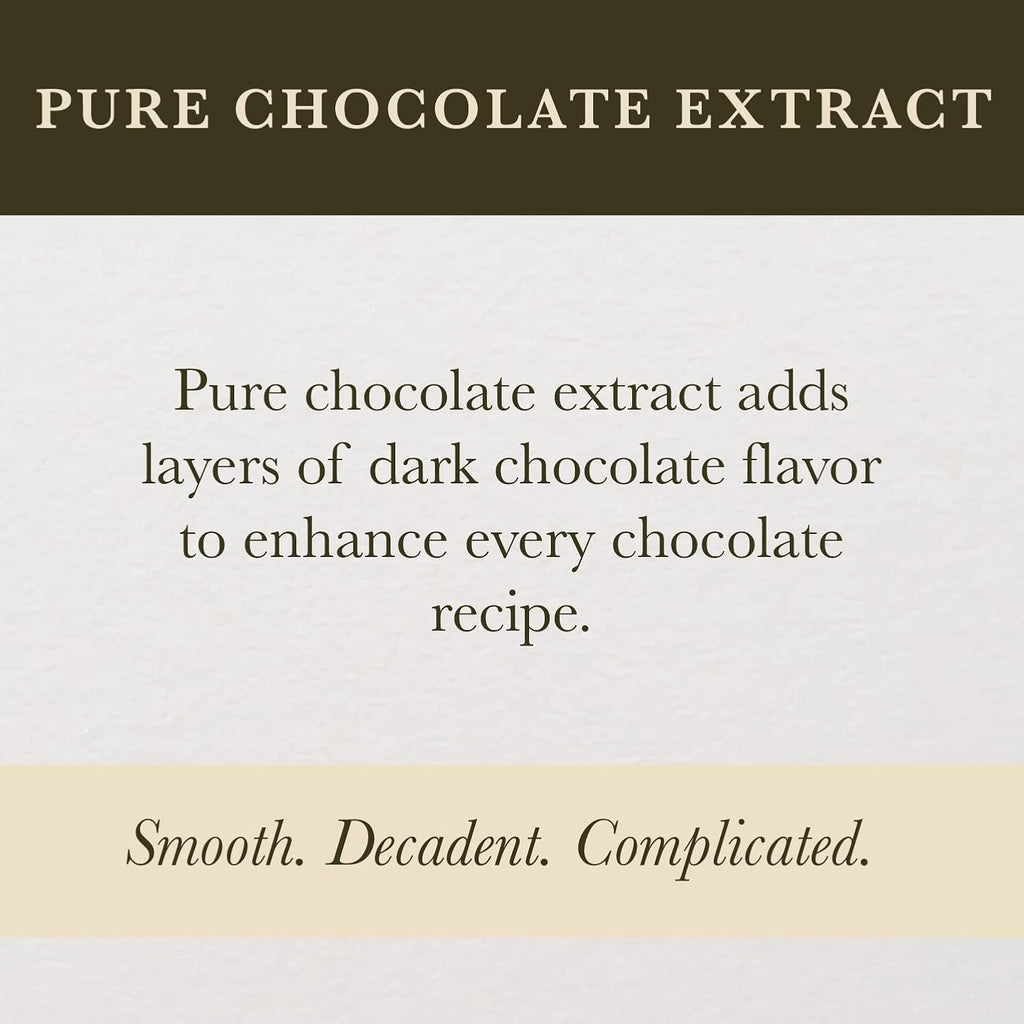 Cook's Organic Chocolate Extract 4 oz