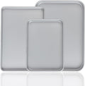 3-Piece Nonstick Baking Pans Set of 3 - Nonstick Rectangle Sheet Cake Pans, 13/11/9 Inch Metal Oven Tray for Cooking Jellyroll, Stackable Bakeware Set