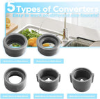 1080 Swivel Faucet Extender - M22 to FM G1/2, FM20, M24, M22 Converters for Sink & Filter Extension, Aerator