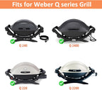 AJinTeby 7583 Cast Iron Griddle for Weber Q2000 Series, for Weber Q200 Q220 Q240 Q2000 Q2200 Q2400 Q2800 Gas Grills Accessories, Replaces for Webber 7645, for Webber Q2200 Grill Parts