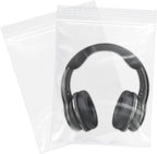 13" x 15"(200 Count) Large Zip Poly Bags - Clear Plastic Reclosable Storage Zipper Bags 2 Mil for Clothing, T-Shirts, Pants