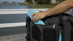 Stowaway Cutting Board - Folding Cutting Board Designed To Easily Fold, Lock, and Stow Anywhere.