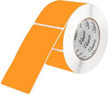Perco Fluorescent Orange Labels 3x5 Inch 500 Stickers/Roll with Easy Peel Perforation and Strong Adhesion for Inventory Management, Color Coding, Moving Boxes, Retail, Organizing & Crafts–Made in USA