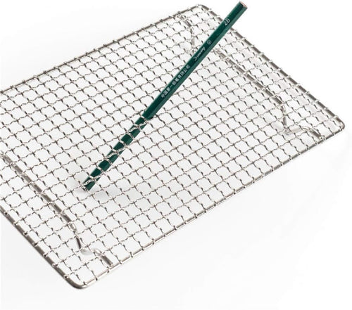 304 Stainless Steel Cooling Rack Versatile Baking Rack Heat Resistant Rust Proof Sturdy Grate 9"*4.9"