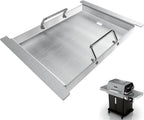 Upgrades Half Griddle for Ninja FlexFlame Grills, Stainless Steel Sizzle Griddle Plate for Ninja PG300 Grill Accessories, Compatible with ninja-Flex Flame Grill Accessories XSKHLFGRIDLE, 17''L x 12''W