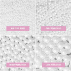Sweets Indeed Sprinkles, White Sugar Pearl 4 Pack, 8.46 ounces, Edible Sprinkle Mix, Perfect for Cake Decorations, Baking, Ice Cream, Cookies, Cupcake Topper