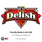 Sugar Free Chocolate Discs by Its Delish, 1 Lb Bag | Dark Chocolate Meltables For Baking & Confectionery, Pastry Chefs, Chocolatiers, Home Bakers & Sweet Snacking | Non-Dairy, Vegan, Kosher Parve