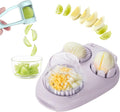 Egg Slicer and Grape Slicer for Fruit Salad, 4 Slicing Modes Slicer, Stainless Steel, Easy Grape and Tomato Slicing, for Egg, Grape, Strawberry,Cherry,Tomato,Send Goods From Local Warehouse